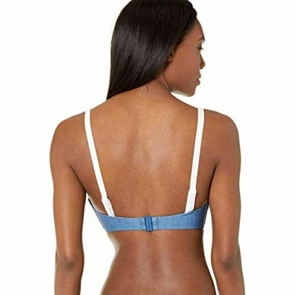 Seafolly  Bikini Top Blue  Block Party‎ - Picture 3 of 6